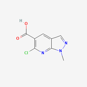 6-Chloro-1-methylpyrazolo[3,4-b]pyridine-5-carboxylic acid