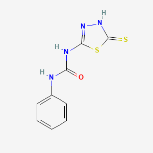 1-Phenyl-3-(5-sulfanyl-1,3,4-thiadiazol-2-yl)urea