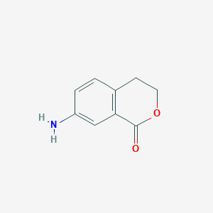 molecular formula C9H9NO2 B2513684 7-Aminoisochroman-1-one CAS No. 66122-73-4