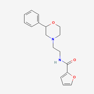molecular formula C17H20N2O3 B2513688 N-(2-(2-phenylmorpholino)ethyl)furan-2-carboxamide CAS No. 953935-90-5