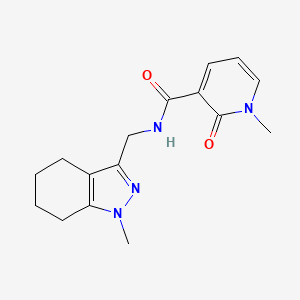 molecular formula C16H20N4O2 B2513708 1-methyl-N-((1-methyl-4,5,6,7-tetrahydro-1H-indazol-3-yl)methyl)-2-oxo-1,2-dihydropyridine-3-carboxamide CAS No. 1448129-95-0