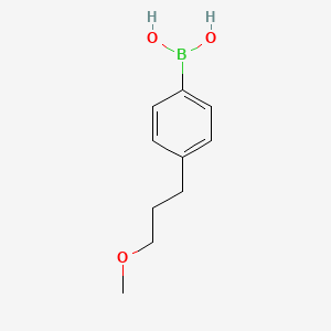 [4-(3-Methoxypropyl)phenyl]boronic acid