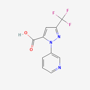 1-(Pyridin-3-yl)-3-(trifluoromethyl)-1H-pyrazole-5-carboxylic acid