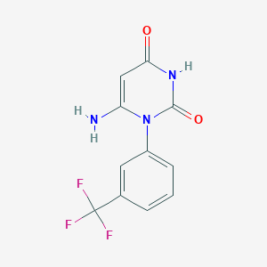 6-amino-1-[3-(trifluoromethyl)phenyl]pyrimidine-2,4(1H,3H)-dione