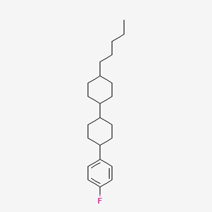 molecular formula C23H35F B2513821 4-(4-Fluorophenyl)-4'-pentyl-1,1'-bi(cyclohexane) CAS No. 82832-29-9