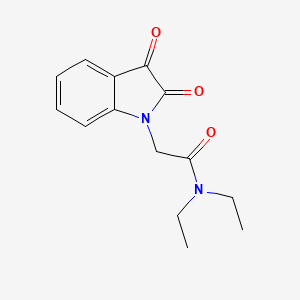 2-(2,3-dioxo-2,3-dihydro-1H-indol-1-yl)-N,N-diethylacetamide