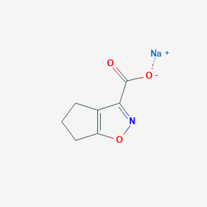Sodium;5,6-dihydro-4H-cyclopenta[d][1,2]oxazole-3-carboxylate