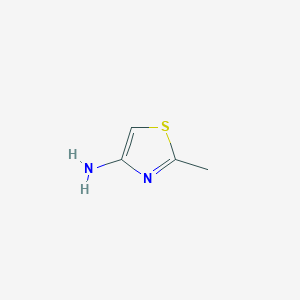 molecular formula C4H6N2S B025139 2-甲基噻唑-4-胺 CAS No. 103392-01-4