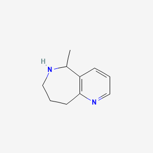 molecular formula C10H14N2 B2513907 5-methyl-5H,6H,7H,8H,9H-pyrido[3,2-c]azepine CAS No. 2241142-44-7