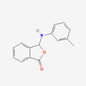 molecular formula C15H13NO2 B2513939 3-(m-tolylamino)isobenzofuran-1(3H)-one CAS No. 252957-97-4