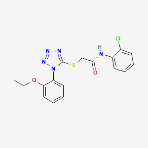 N-(2-chlorophenyl)-2-[1-(2-ethoxyphenyl)tetrazol-5-yl]sulfanylacetamide