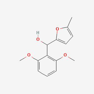 (2,6-Dimethoxyphenyl)-(5-methylfuran-2-yl)methanol