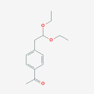 1-[4-(2,2-Diethoxyethyl)phenyl]ethanone