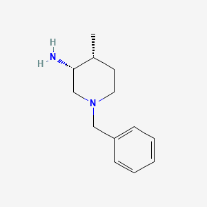 molecular formula C13H20N2 B2514209 rel-(3R,4R)-1-Benzyl-4-methylpiperidin-3-amine CAS No. 1251908-67-4; 2026634-40-0