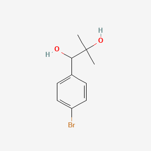molecular formula C10H13BrO2 B2514237 1-(4-Bromophenyl)-2-methylpropane-1,2-diol CAS No. 612070-23-2
