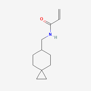 molecular formula C12H19NO B2514255 n-({Spiro[2.5]octan-6-yl}methyl)prop-2-enamide CAS No. 2003860-22-6