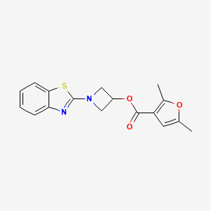 1-(Benzo[d]thiazol-2-yl)azetidin-3-yl 2,5-dimethylfuran-3-carboxylate