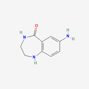7-Amino-1,2,3,4-tetrahydro-1,4-benzodiazepin-5-one
