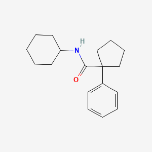 N-cyclohexyl-1-phenylcyclopentane-1-carboxamide