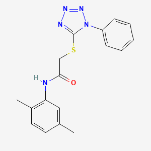 N-(2,5-dimethylphenyl)-2-[(1-phenyl-1H-1,2,3,4-tetrazol-5-yl)sulfanyl]acetamide
