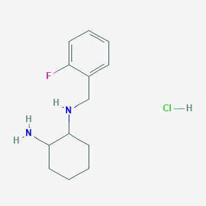 N1-(2-Fluorobenzyl)cyclohexane-1,2-diamine hydrochloride