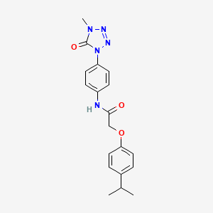 2-(4-isopropylphenoxy)-N-(4-(4-methyl-5-oxo-4,5-dihydro-1H-tetrazol-1-yl)phenyl)acetamide