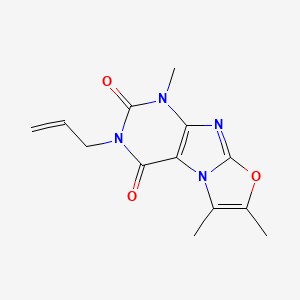 3-allyl-1,6,7-trimethyloxazolo[2,3-f]purine-2,4(1H,3H)-dione