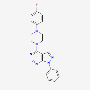 4-(4-(4-fluorophenyl)piperazin-1-yl)-1-phenyl-1H-pyrazolo[3,4-d]pyrimidine