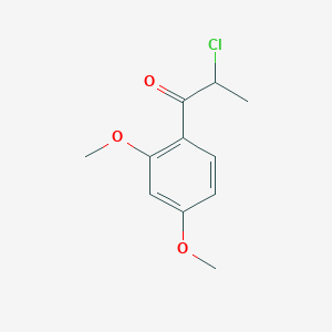 2-Chloro-1-(2,4-dimethoxyphenyl)propan-1-one