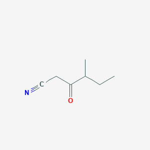 molecular formula C7H11NO B2514429 4-Methyl-3-oxohexanenitrile CAS No. 42124-66-3