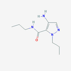 molecular formula C10H18N4O B2514433 4-Amino-N,1-dipropyl-1H-pyrazole-5-carboxamide CAS No. 2101198-69-8