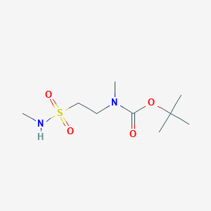 molecular formula C9H20N2O4S B2514440 tert-butyl N-methyl-N-[2-(methylsulfamoyl)ethyl]carbamate CAS No. 2172465-05-1