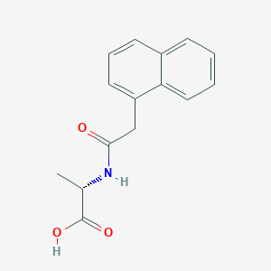 molecular formula C15H15NO3 B2514443 (2S)-2-[2-(naphthalen-1-yl)acetamido]propanoic acid CAS No. 32667-83-7