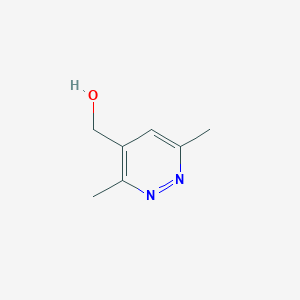 molecular formula C7H10N2O B2514493 (3,6-Dimethylpyridazin-4-yl)methanol CAS No. 18591-51-0