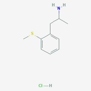 molecular formula C10H16ClNS B2514499 1-(2-(甲硫基)苯基)丙烷-2-胺盐酸盐 CAS No. 92286-71-0