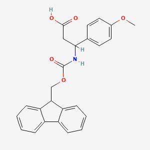 3-(9H-fluoren-9-ylmethoxycarbonylamino)-3-(4-methoxyphenyl)propanoic Acid