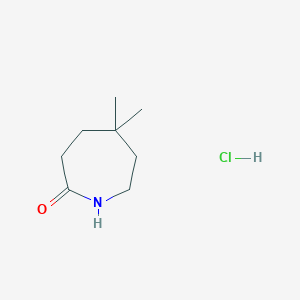 5,5-Dimethylazepan-2-one;hydrochloride