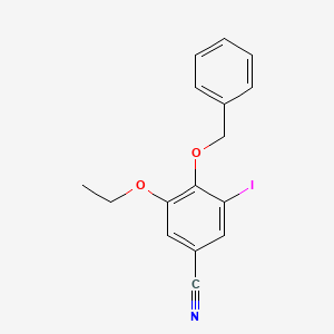 4-(Benzyloxy)-3-ethoxy-5-iodobenzonitrile