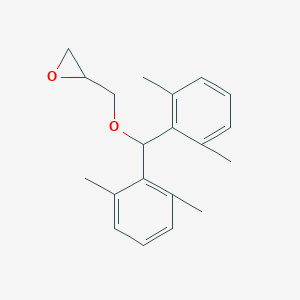 molecular formula C20H24O2 B025146 2-((Bis(2,6-dimethylphenyl)methoxy)methyl)oxirane CAS No. 19574-85-7