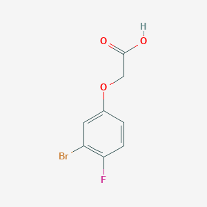 2-(3-Bromo-4-fluorophenoxy)acetic acid