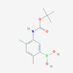 molecular formula C13H20BNO4 B2514655 5-(BOC-Amino)-2,4-dimethylphenylboronic acid CAS No. 2377611-47-5