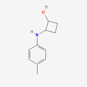 2-[(4-Methylphenyl)amino]cyclobutan-1-ol