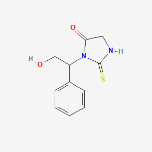 3-(2-hydroxy-1-phenylethyl)-2-thioxotetrahydro-4H-imidazol-4-one