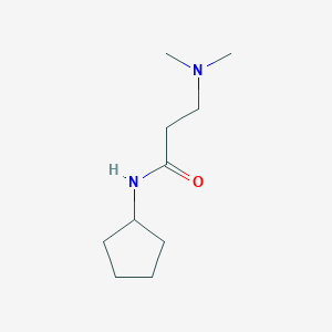molecular formula C10H20N2O B2514742 N-Cyclopentyl-3-(dimethylamino)propanamide CAS No. 1481185-87-8
