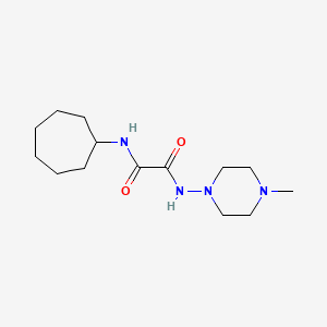 N1-cycloheptyl-N2-(4-methylpiperazin-1-yl)oxalamide