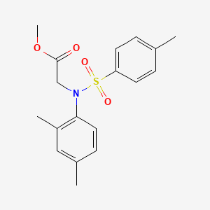 Methyl N-(2,4-dimethylphenyl)-N-[(4-methylphenyl)sulfonyl]glycinate