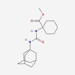 Methyl 1-(1-adamantylcarbamoylamino)cyclohexane-1-carboxylate
