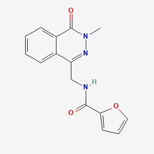 N-((3-methyl-4-oxo-3,4-dihydrophthalazin-1-yl)methyl)furan-2-carboxamide