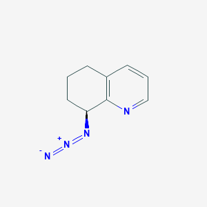 molecular formula C9H10N4 B2514878 (8S)-8-azido-5,6,7,8-tetrahydroquinoline CAS No. 451466-68-5