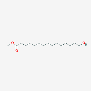 molecular formula C16H32O3 B025149 Methyl 15-Hydroxypentadecanoate CAS No. 76529-42-5